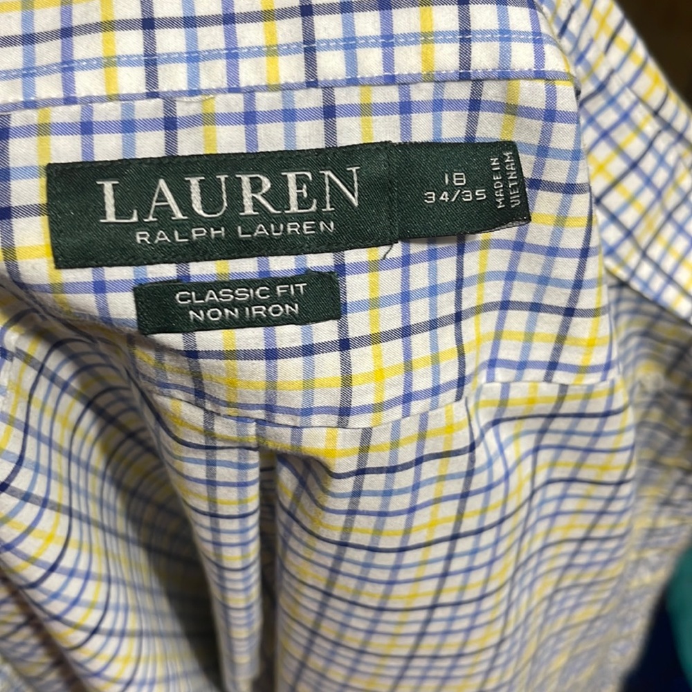 Lauren Ralph Lauren Striped Button Up